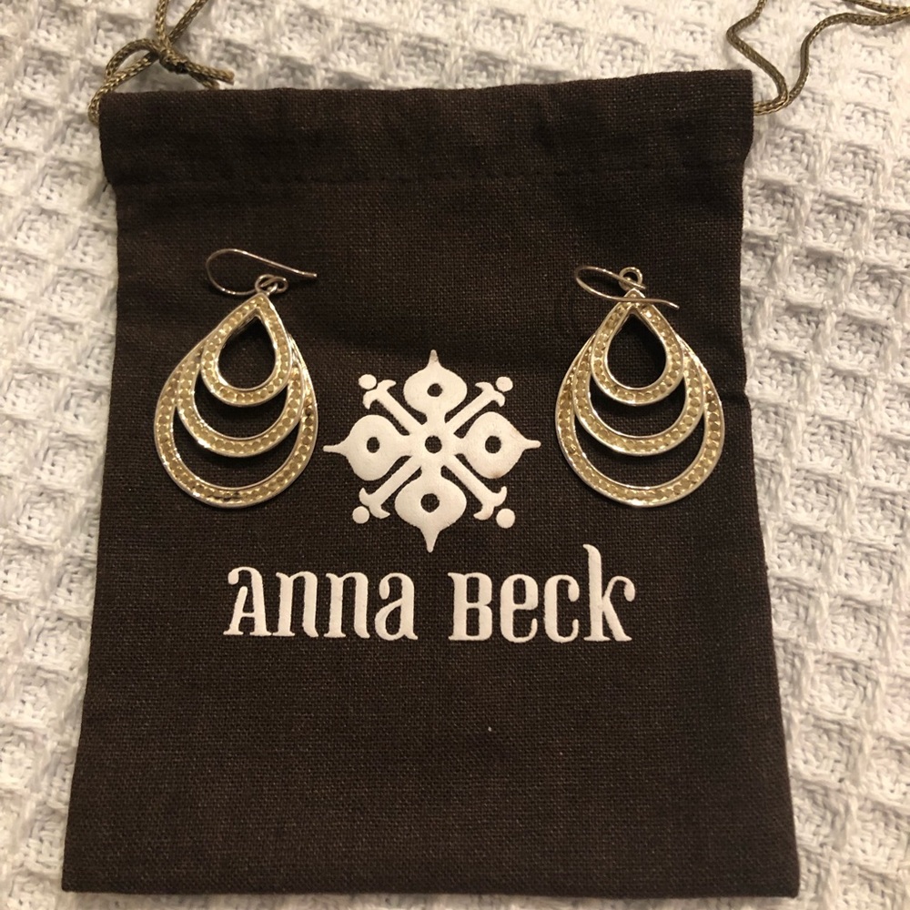 Anna Beck SS triple tear drop earrings